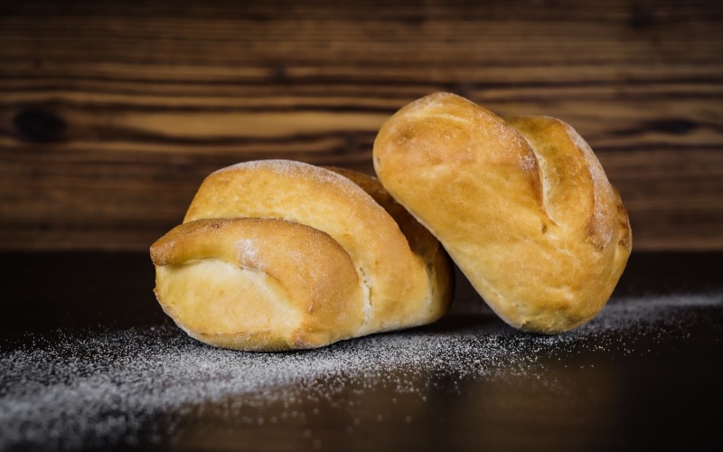 Weißbrot, Semmel, Krapfen, Kleingebäck, Sesam