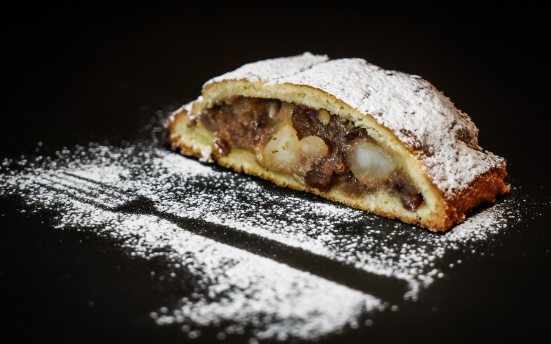Mürbteig Apfelstrudel